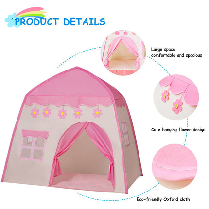 Indoor Kids Toy Castle Tent Playhouse For Toddlers Children Fun Safe Easy To Use