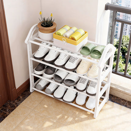 4 Tier Tree Shoe Rack Space Saving Organizer Stand for Entryway Hallway Storage