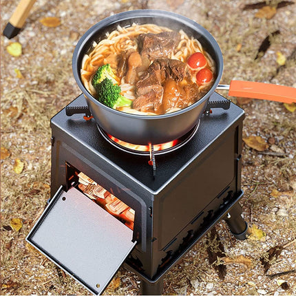 Camping Cassette Stove Portable Windproof Folding Gas Burner For Outdoor BBQ