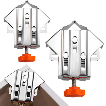 Angle Clamp Set 4pcs 90-Degree Adjustable L Shape Corner Woodworking Position