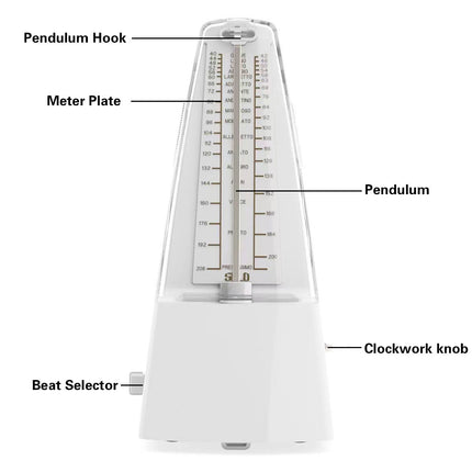 Metronome Standard Universal Mechanical Metronome for Piano Guitar Violin