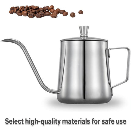 Hand Drip Coffee Pot Stainless Steel Fine Spout Hanging Ear Filter Cup Kettle
