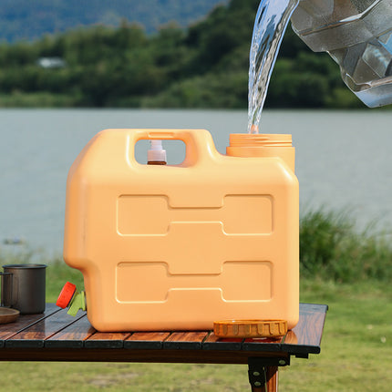 30L Camping Water Storage Tank with Soap Dispenser Leak Proof Easy to Carry