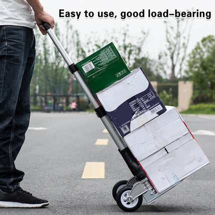 Folding Hand Trolley Cart Heavy Duty Utility Truck Portable Pull Wagon Trailer