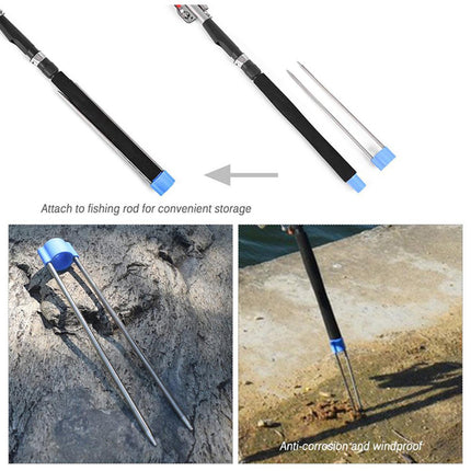 Self Ejecting Sea Fishing Rod Spring Auto Long Casting Pole Durable Fishing Gear