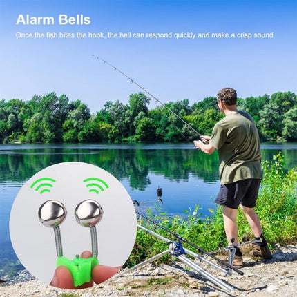 Plastic Clamp Fishing Bell Bite Alarm Alert Rod Clip Fishing Gear Accessories