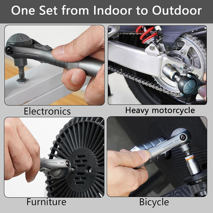 40 in 1 Ratchet Screwdriver Set Sturdy Durable Steel Bits for Auto Home Repair