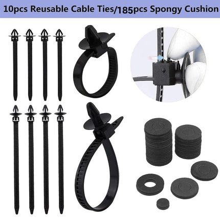 1000PCS Car Buckle Set Boxed Assorted Sizes for Fender Bumper Door Panel Repair