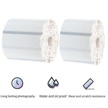 Transparent Thermal Label Printer Paper Roll Self Adhesive 220pcs Per Roll