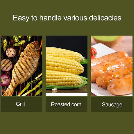 Portable Sausage Grill Net BBQ Tool Hot Dog Grill Holder Cooking Basket BBQ Rack