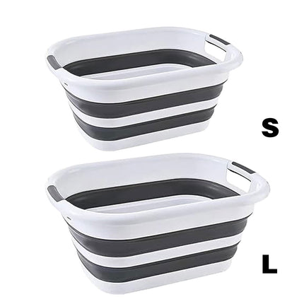 Foldable Laundry Basket Collapsible Washing Clothes Bin with Handles for Home