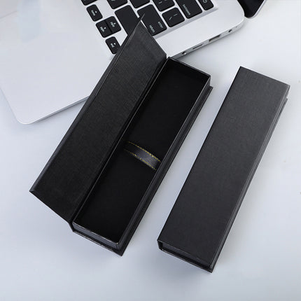 10pcs Black Clamshell Pen Box Gift Case Packaging for Pen Storage and Display