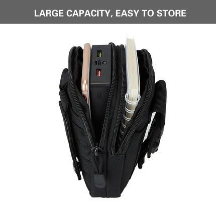 Outdoor Tactical Waist Bag Durable For Hiking Camping Travel Sports Use