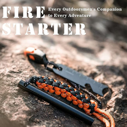 Camping Flint Fire Sticks Premium Quality Outdoor Emergency Picnic Campfire Tool