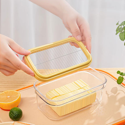 With Lid Butter Cutting Box Slicers Case Cheese Slicers Butter Dish Box