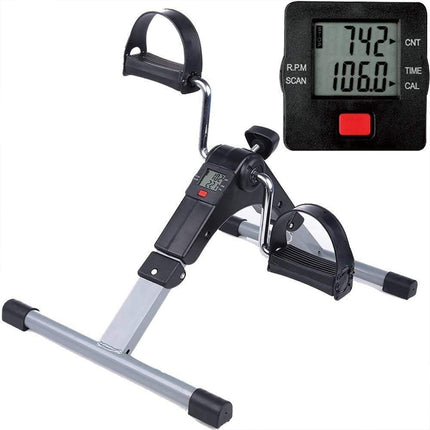 Mini Folding Exercise Bike Home Mini Fitness Equipment Foldable Adjustable AUS