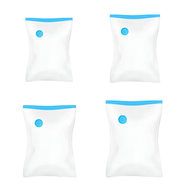 6PCS Vacuum Storage Bags Clear Space Saving for Clothes Bedding Travel Use