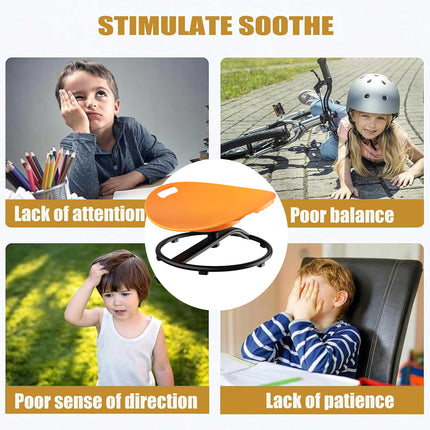 Circular Rotating Sensory Disc Training Toy Kids Non Slip Balance Coordination