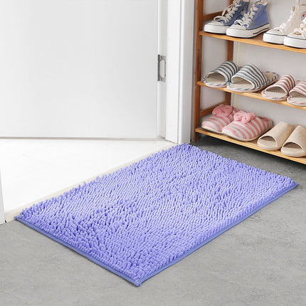 Chenille Long Hair Floor Mat Suction Non Slip Bathroom Entrance Living Room Rug