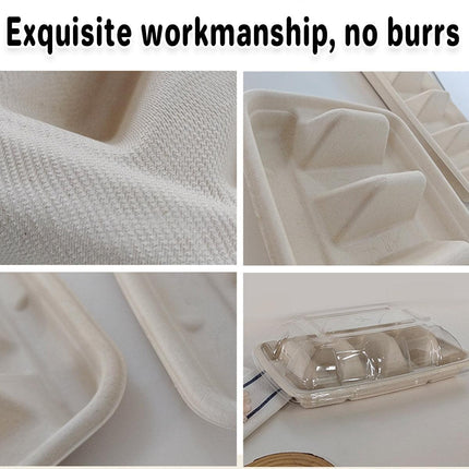 50PCS Taco Box Disposable Paper Tray Food Serving Holder Takeout Party Catering