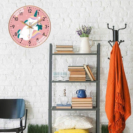 Wall Clock 8 Inch 20CM Silent Quartz Round Clock For Living Room Bedroom Decor