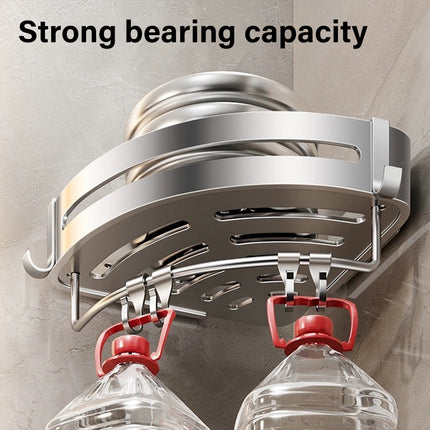 Wall Mounted Bathroom Shelf Triangle Corner Shower Storage Rack for Toiletries