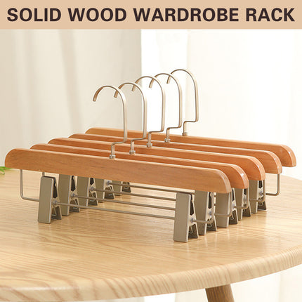 10PCS Home Trouser Rack Hanging Pant Clips Clothing Organizer Wardrobe Hanger