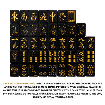 Portable 144PCS Universal Mahjong Set for Family Gatherings Home Entertainment