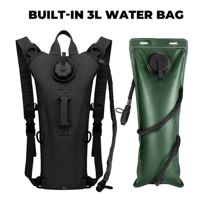Hydration Bladder Backpack 3L Outdoor Cycling Hiking Running 4 Colours 46 x 24cm