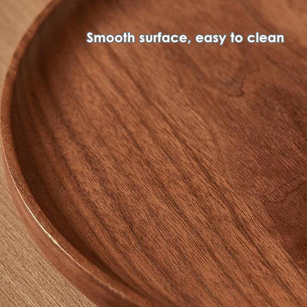 Two Layer Wooden Candy Tray Dessert Display Plate Stand Kitchen Storage Organizer