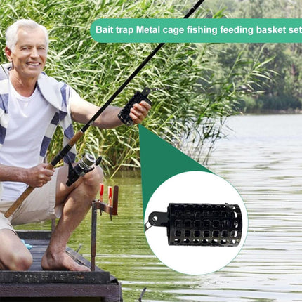 3pcs Bait Cage Attachment Tool Fishing Nesting Device for Outdoor Angling Use