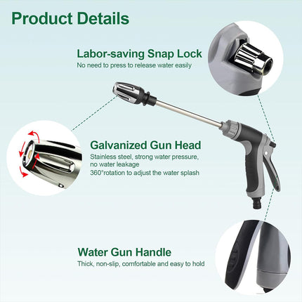 Long Pole High Pressure Water Gun Household Car Washing Tool Car Wash Sprayer