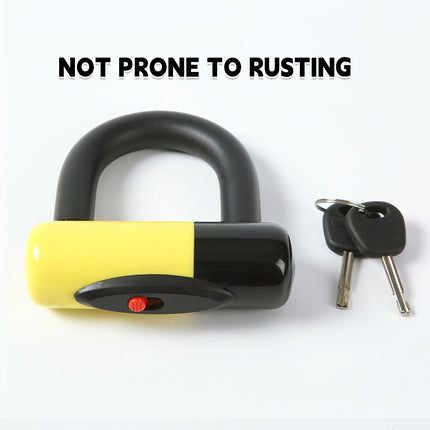 Motorcycle Bicycle Chain Lock with U-Lock Hardened Steel Anti-Theft Keyed Set