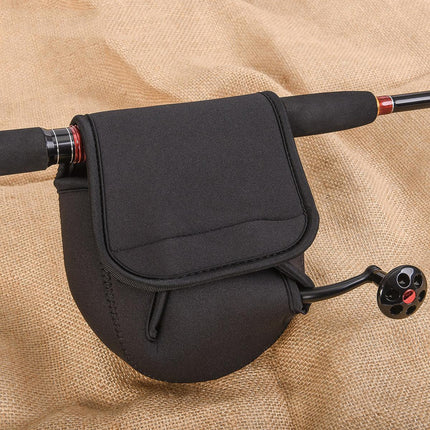 Fishing Reel Protective Cover Neoprene Wrap Case for Spinning Baitcasting Reels