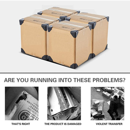 50PCS Cardboard Box Corner Protectors 2 Styles for Moving Shipping Packaging Use