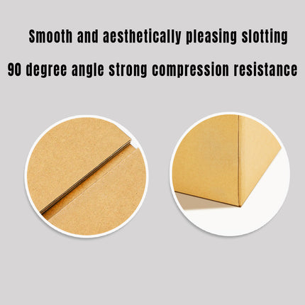 10pcs Thick Carton Box 60x50x50cm Heavy Duty Packing Box for Shipping Storage