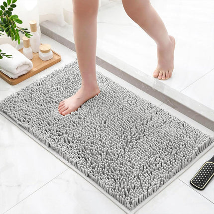 Bathroom Non-Slip Mat Toilet Door Mat Floor Rug Absorbent Foot Mat for Home