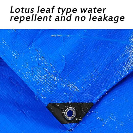 Blue Orange Waterproof Poly Tarp Cover 5x5m