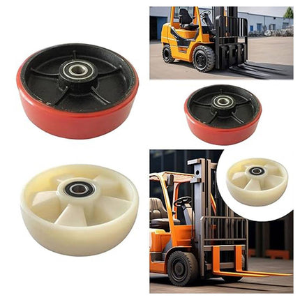 Pallet Truck Wheels 180x50mm Nylon NL or Red PU