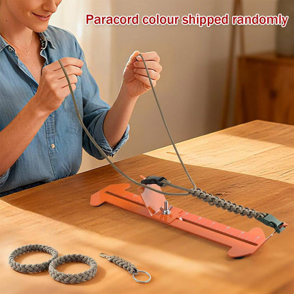 Adjustable Metal Paracord Bracelet Making Jig Braiding Tool DIY Craft Fixture