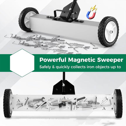 Rolling Magnetic Floor Sweeper 75cm Wide Quick Release