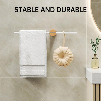 Minimalist Adjustable No-Drill Extendable Towel Rail for Bathroom Home Organizer