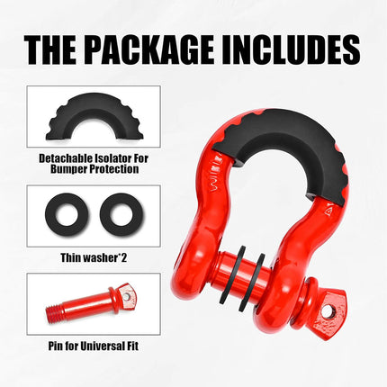 Rescue U Shaped Trailer Unshackle Off Road Vehicle Towing Hook Tow Hitch Tool
