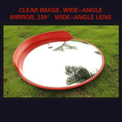 Road 230-Degree Corner Wide-Angle Mirror 45cm Round Traffic Safety Mirror