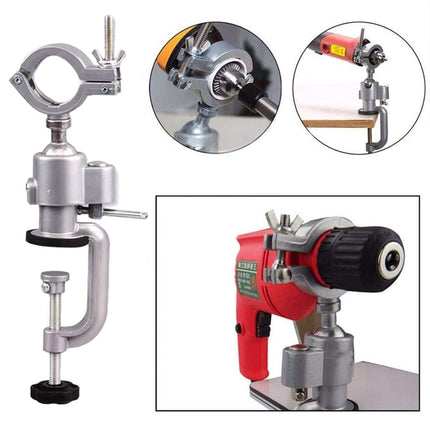 Rotary Bench Vice Mini Drill Clamp Universal Holder Workshop Bracket