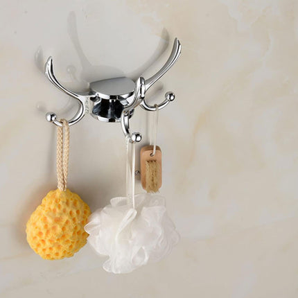 Wall Mounted Coat Hook Rotating Design Foldable Hook Space Saving For Home