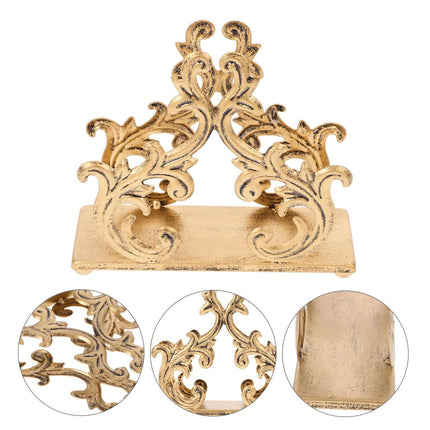 Willow Branch Style Iron Paper Towel Holder Vertical Napkin Rack For Kitchen Use
