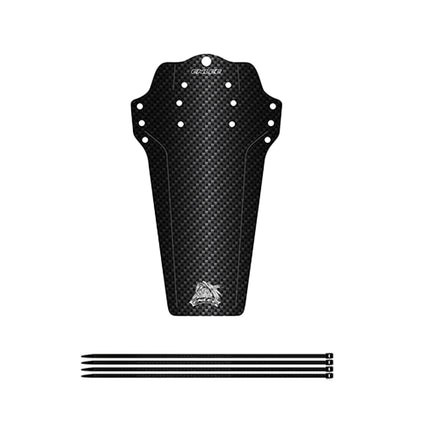 Mountain Bike Mudguard PP5 Carbon Weave Front Rear Wheel 15.6 x 27.2cm