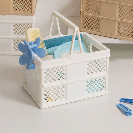 Desktop Organizer Rack Folding Storage Boxes Decorative Shelf For Home Office