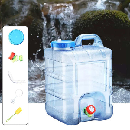 20L Large Water Container Tank with Tap for Camping Travel Picnic Outdoor Use